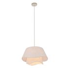 Landelijke hanglamp beige, Mimi