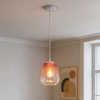 Design hanglamp roze, Sue