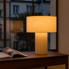 Moderne tafellamp beige, Timmy, met schakelaar