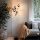 Design vloerlamp grijs, Stacy, met schakelaar
