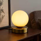 Design tafellamp wit, Stacy, met schakelaar