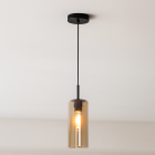 Moderne eettafel hanglamp amber, Gaya
