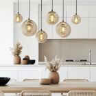 Design hanglamp amber, Dolf