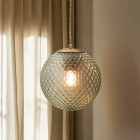 Retro hanglamp groen, Johnson