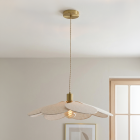 Landelijke hanglamp beige, Nena