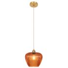 Retro hanglamp bruin, Rhode