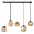 Moderne hanglamp amber, Caia