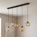 Moderne hanglamp amber, Caia