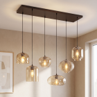 Moderne hanglamp amber, Caia