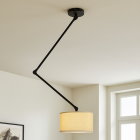 Moderne plafondlamp zwart, Timmy