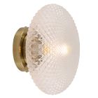 Retro wandlamp messing, Valesca