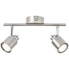 Moderne plafondlamp Fenne, Nikkel, Chroom