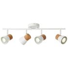 Moderne plafondlamp Charlotte, Mat Wit
