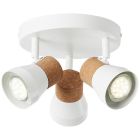 Moderne plafondlamp Charlotte, Mat Wit