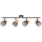 Landelijke plafondspot Kayo, metaal