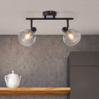 Design plafondspot Dimitry, Glas