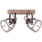 Industriële plafondspot zwart, Esmee