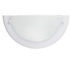 Glazen wandlamp wit, Angely