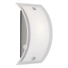 Glazen wandlamp transparant, Tineke