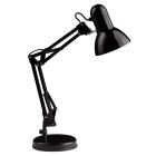 Industriële bureaulamp zwart, Naline, met schakelaar