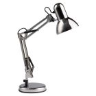 Industriële bureaulamp chroom, Naline, met schakelaar