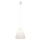 Kunststof hanglamp Paco, Wit