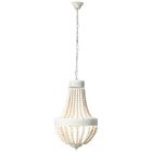 Klassieke hanglamp Nikki, Wit