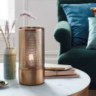 Moderne tafellamp messing, Albina, met schakelaar