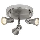Metalen plafondspot chroom, Roel, 7W, 3000K LED