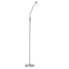 Metalen vloerlamp chroom, Jaydah, met schakelaar