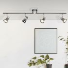 Metalen plafondspot chroom, Levijn