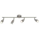 Metalen plafondlamp chroom, Keysha, 3W, 3000K LED