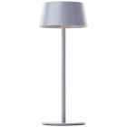 Moderne buiten wandlamp op zonne-energie grijs, Soumaya, 4W, 3000K LED, IP44, 3-staps dimbaar
