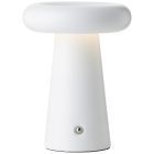 Moderne oplaadbare buiten tafellamp wit, Stig, 3W, 3000K LED, IP44, 3-staps dimbaar