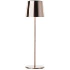 Moderne oplaadbare buiten tafellamp koper, Skander, 4W, warm tot koud wit verstelbare LED, IP44, met touchdimmer