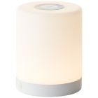 Moderne buiten tafellamp wit, Maezon, 1W, RGBW LED, IP44, met touchdimmer