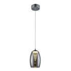 Moderne hanglamp Aliyah, Chroom