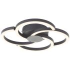 Design plafondlamp zwart, Somia, 22W, 3000K LED