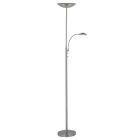 Moderne staande lamp Elina, Mat chroom