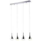 Klassieke hanglamp Emma, Chroom
