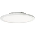 Moderne plafonniere Bonny, Wit, met afstandbediening