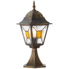 Klassieke buitenlamp roestkleurig, Levinus, IP44