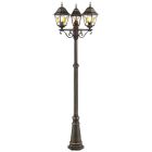 Klassieke buitenlamp roestkleurig, Levinus, IP44