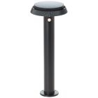Metalen staande buitenlamp op zonne-energie zwart, Ridvan, 4W, 3000K LED, IP44