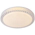 Design plafonniere Baki, Kunststof, 60w LED met instelbare lichtkleur en afstandsbediening