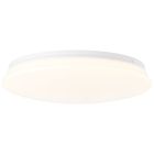 Witte plafondlamp met sensor Julie, metaal, 18W warm wit LED met bewegingssensor