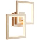 Moderne wandlamp Celena, Metaal, 18w warm wit LED