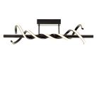 Moderne plafondlamp zwart, Quang, 16W, 3000K LED