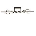 Moderne plafondlamp zwart, Quang, 20W, 3000K LED