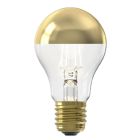 Dimbare Calex E27 kopspiegel LED lamp goud, 4W, 1800K